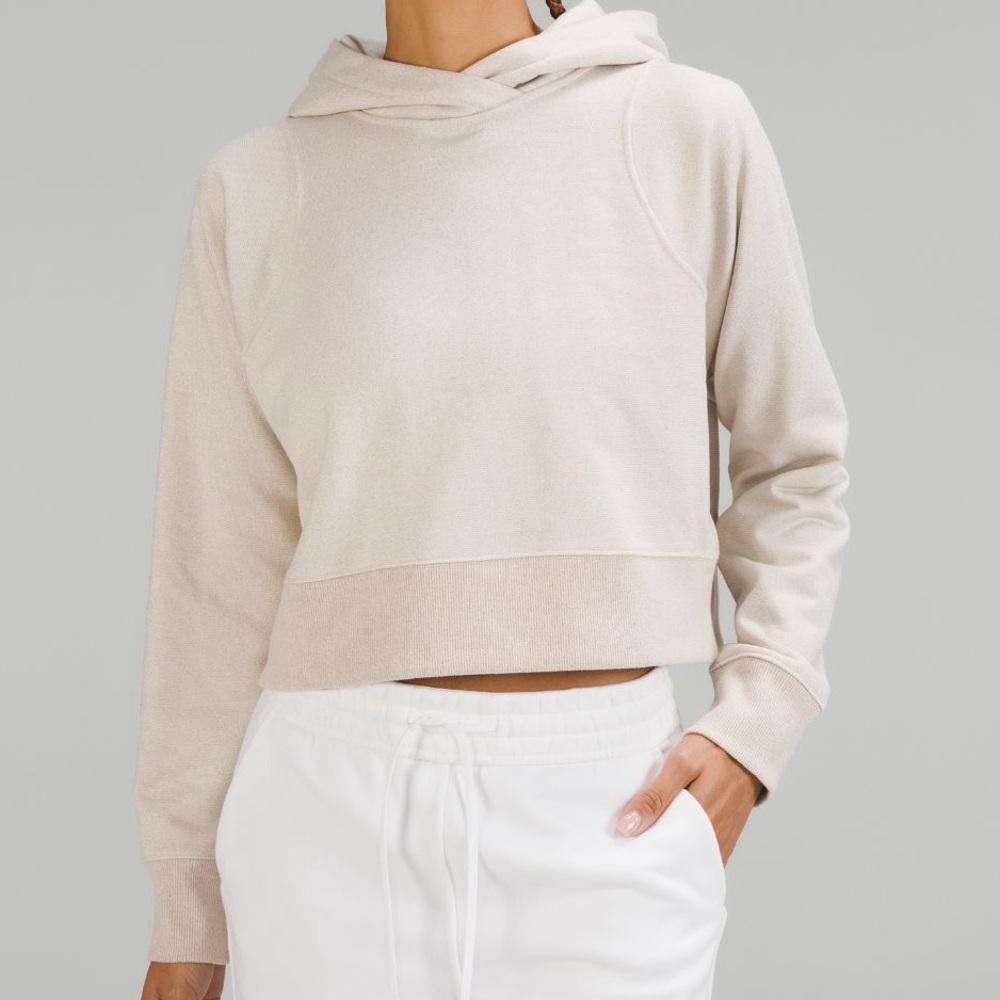Lululemon Loungeful Cropped Hoodie *Sparkle
